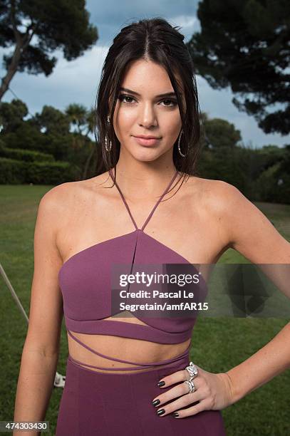 Model Kendall Jenner attends amfAR's 22nd Cinema Against AIDS Gala, Presented By Bold Films And Harry Winston at Hotel du Cap-Eden-Roc on May 21,...