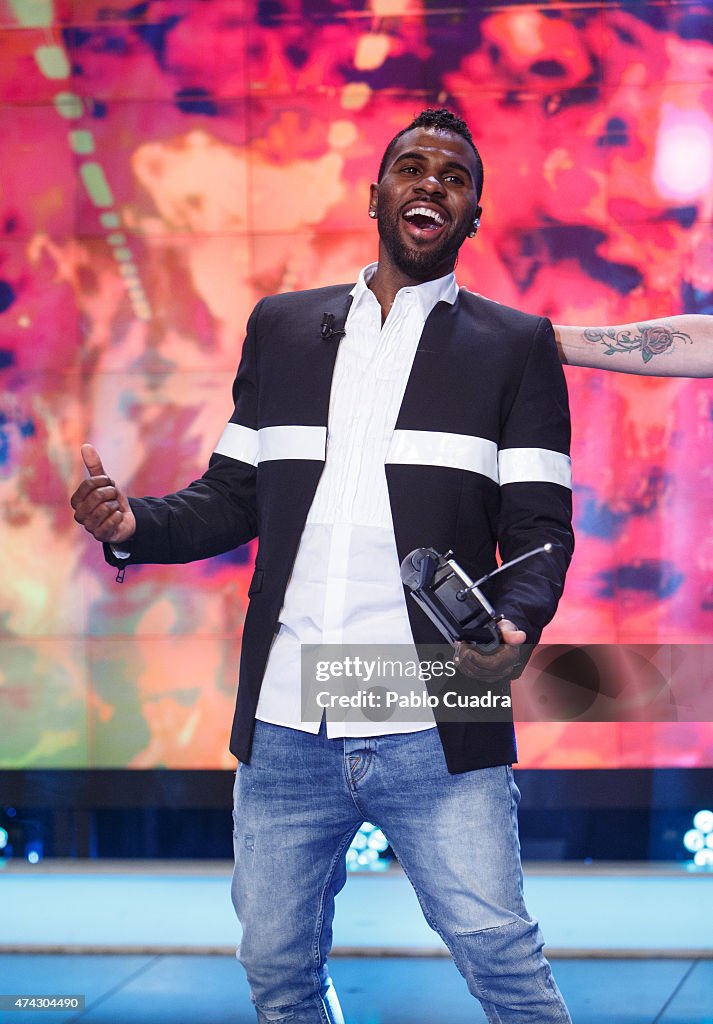 Jason Derulo Attends 'El Hormiguero' Tv Show