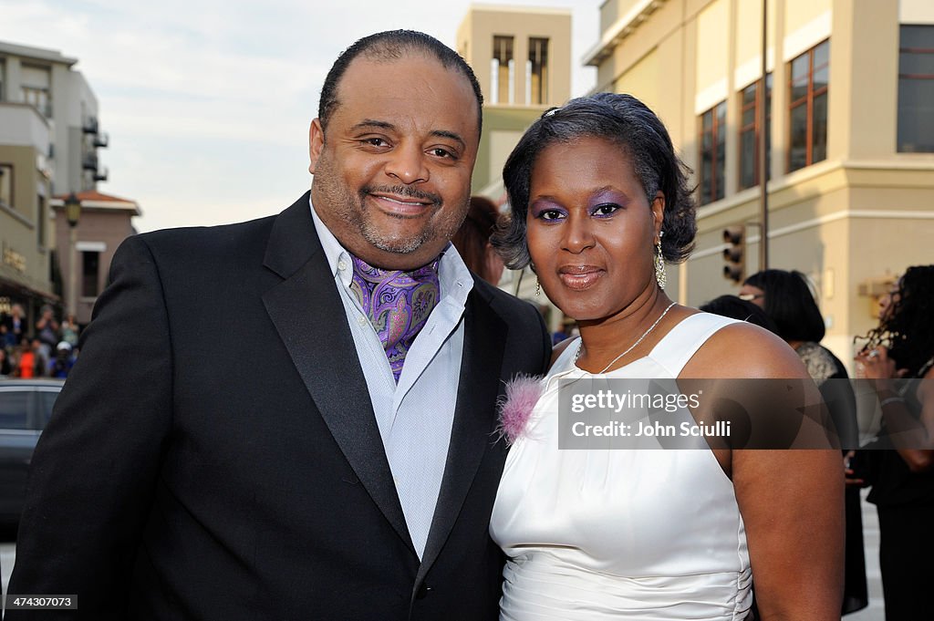 Journalist Roland Martin and wife Jacquie Hood attend the 45th NAACP... News Photo Getty Images