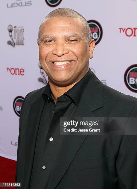 Producer Reginald Hudlin attends the 45th NAACP Image Awards presented by TV One at Pasadena Civic Auditorium on February 22, 2014 in Pasadena,...