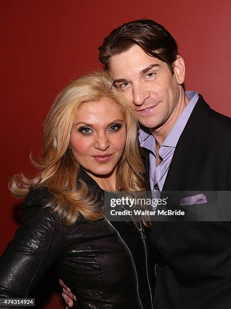 Orfeh and Andy Karl attends the 65th Annual Outer Critics Circle Awards at Sardi's on May 21, 2015 in New York City.