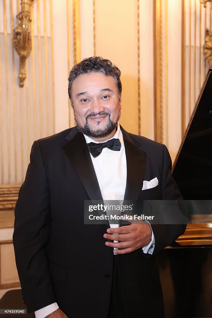 Ramon Vargas attends the Ramon Vargas Recital in favor of the... News