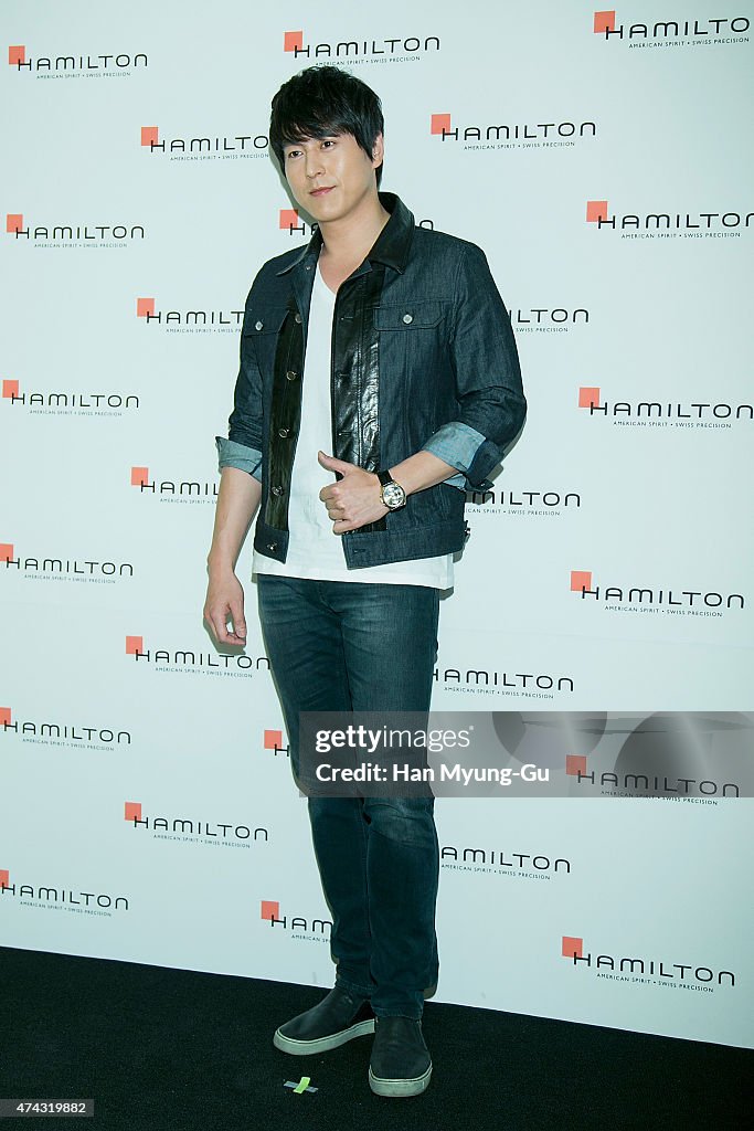 "Hamilton Watch" Opening At Hyundai Department Store Photocall