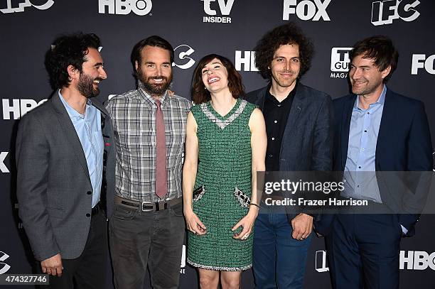 Actors Jay Duplass, Will Forte, Carrie Brownstein, Jon Krisel, Mark Duplass attend For Your Consideration Event Hosted By IFC, FOX And HBO at Samuel...