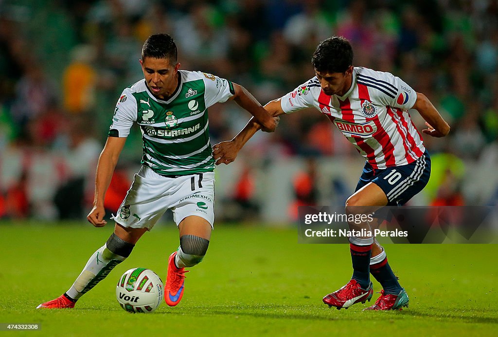 Santos Laguna v Chivas - Playoffs Clausura 2015 Liga MX