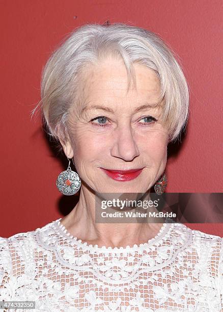 Helen Mirren attends the 65th Annual Outer Critics Circle Awards at Sardi's on May 21, 2015 in New York City.