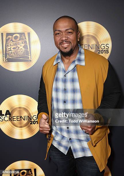 Executive producer Timbaland attends the FOX Los Angeles Screenings Party 2015 on the Fox Studio Lot on May 21, 2015 in Los Angeles, California.