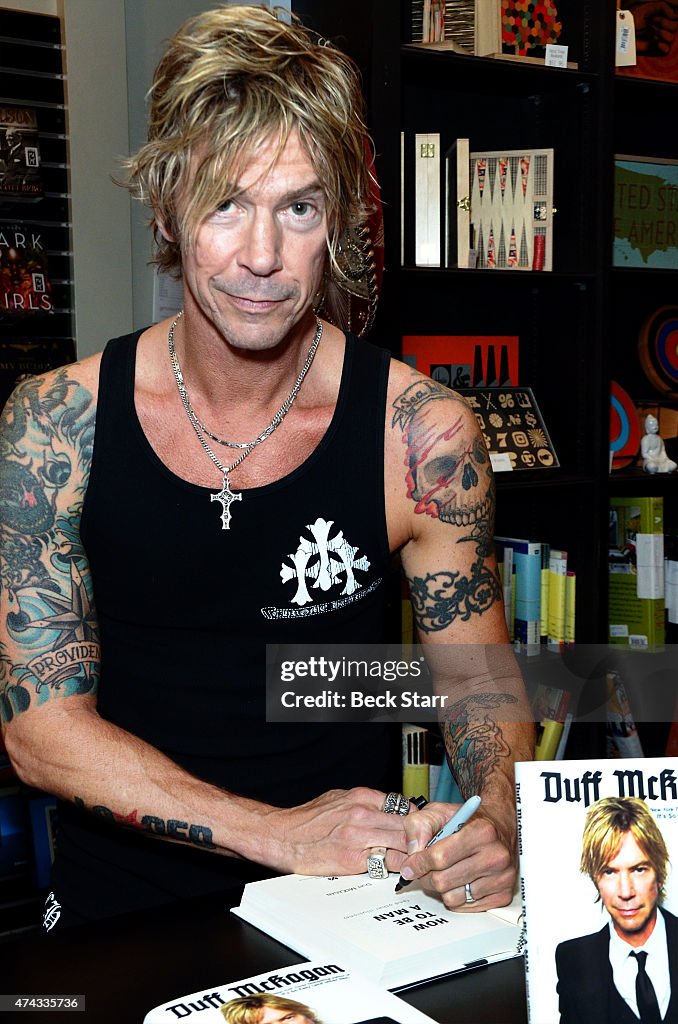 Duff McKagan Book Signing For "How To Be A Man: (And Other Illusions)"