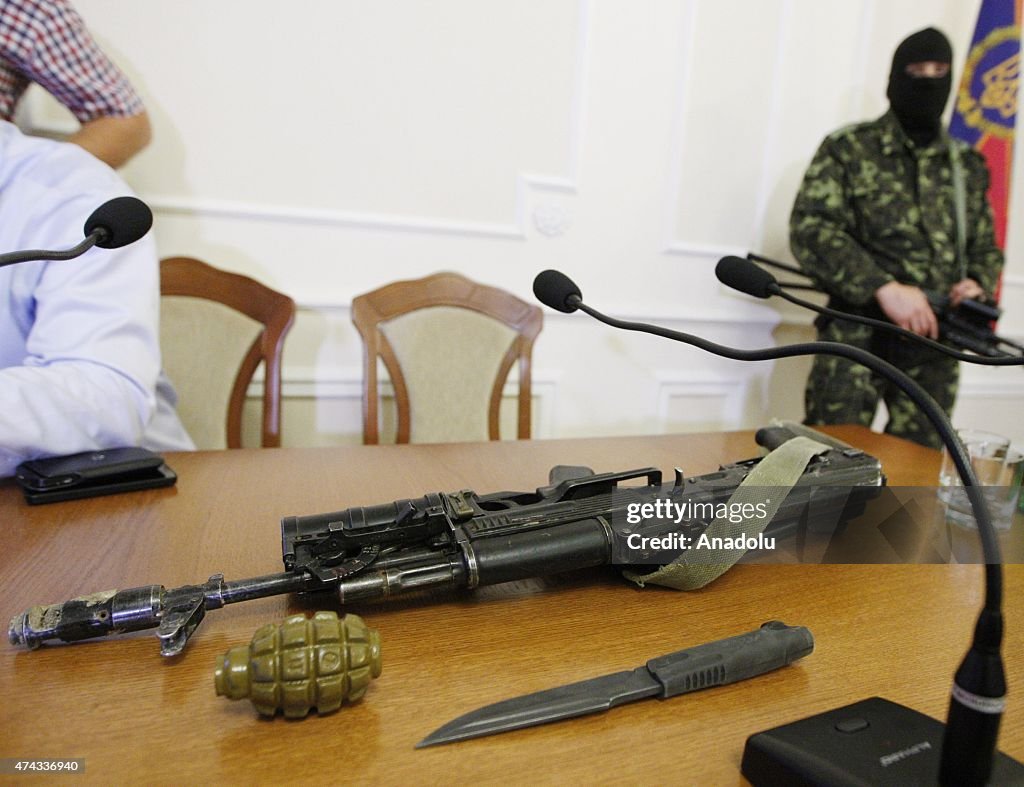 Ukraine's military captured two Russian soldiers fighting with rebels in eastern Ukraine