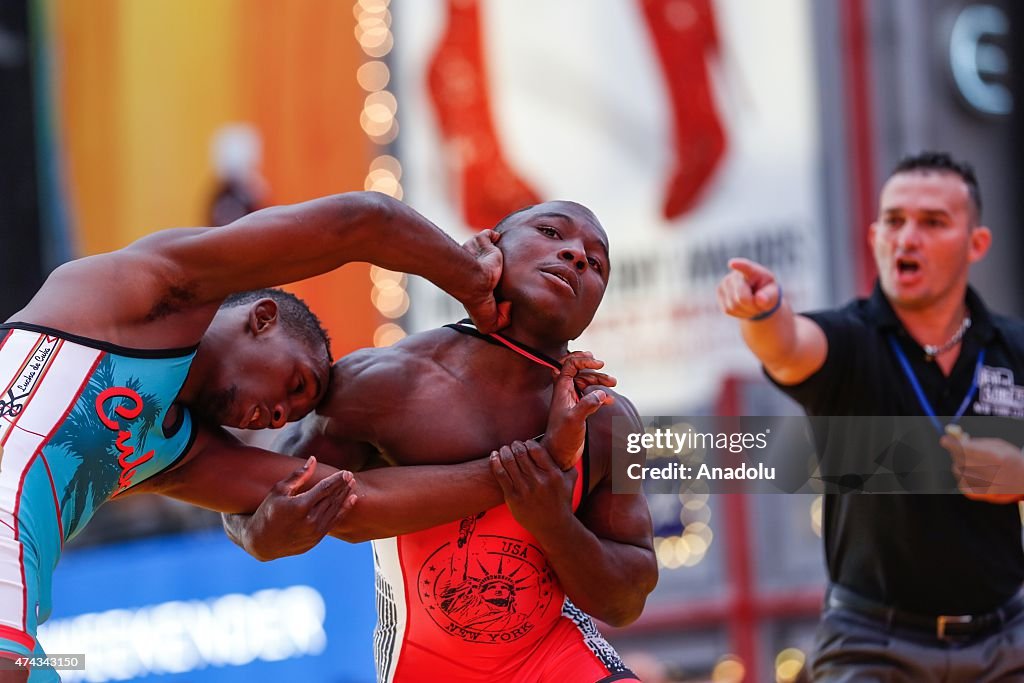 Square wrestling match in New York