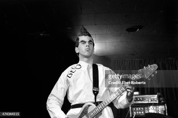 Bob Casale performing with DEVO at Max's Kansas City in New York City on November 14,1977.