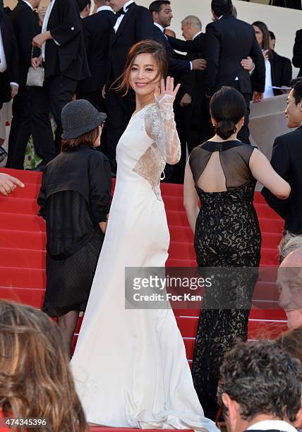 Seo Young Hee attends the 'Youth' Premiere during the 68th annual Cannes Film Festival on May 20, 2015 in Cannes, France.