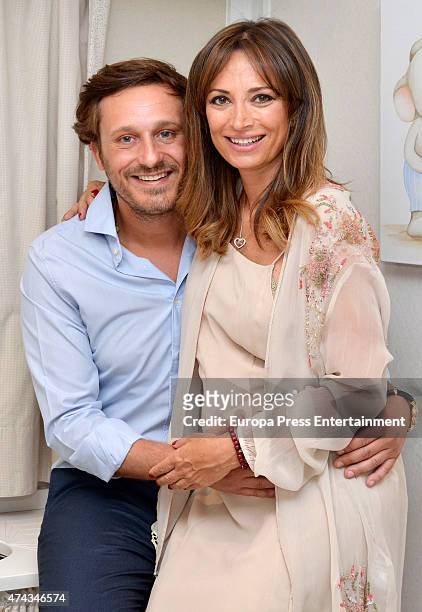 Juan Pena and Sonia Gonzalez are the new image for the children furniture shop 'Piccolo Mondo' on May 21, 2015 in Madrid, Spain.