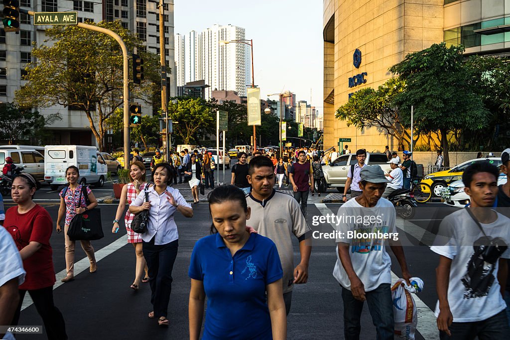 Images From The Philippine Stock Exchange And Manila's Financial District As Nation's Securities Regulator Cracks Down On Market Manipulation