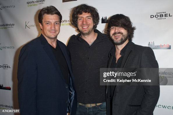 Nathan Fillion, Gary Lightbody and Cary Brothers attend Kusewera