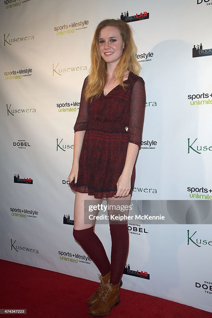Actress Madisen Beaty attends Kusewera benefit party at The Loft on