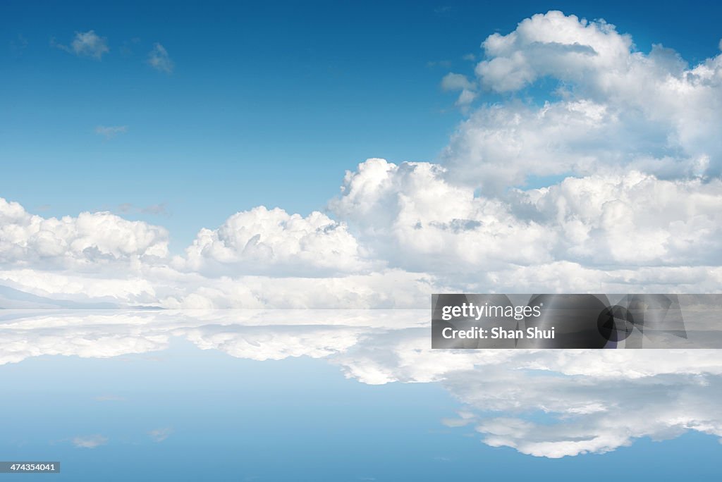 Cloud and blue sky