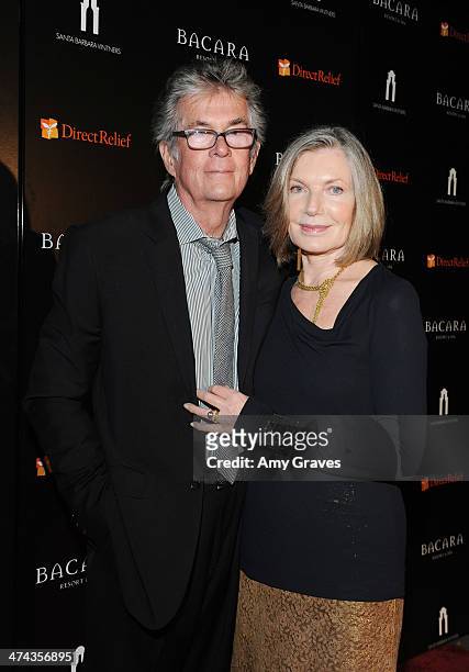 Connell Cowan and Susan Sullivan attend the Santa Barbara Wine Auction 2014: A Benefit for Direct Relief at Bacara Resort & Spa on February 22, 2014...