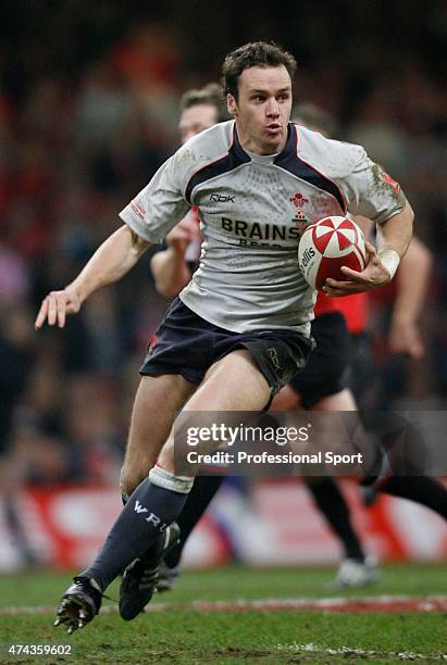 Mark Jones of Wales in action during the Invesco Perpetual Series match between Wales and Canada at the Millennium Stadium on November 17, 2006 in...