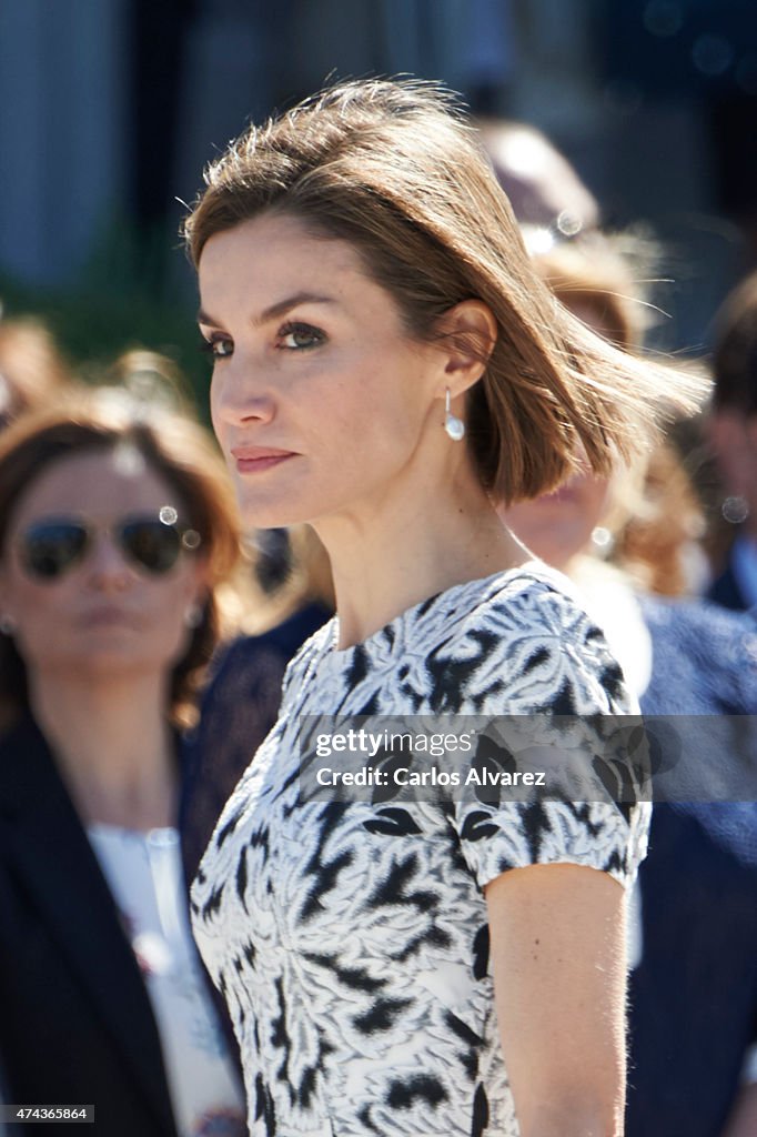Spanish Royals Attend The New Royal Guards Flag Ceremony