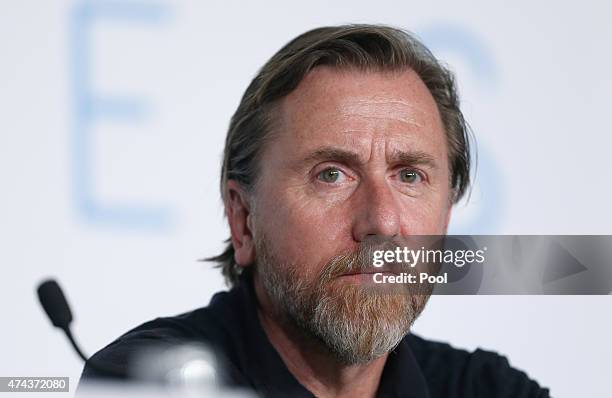 Actor Tim Roth attends the press conference for "Chronic" during the 68th annual Cannes Film Festival on May 22, 2015 in Cannes, France.