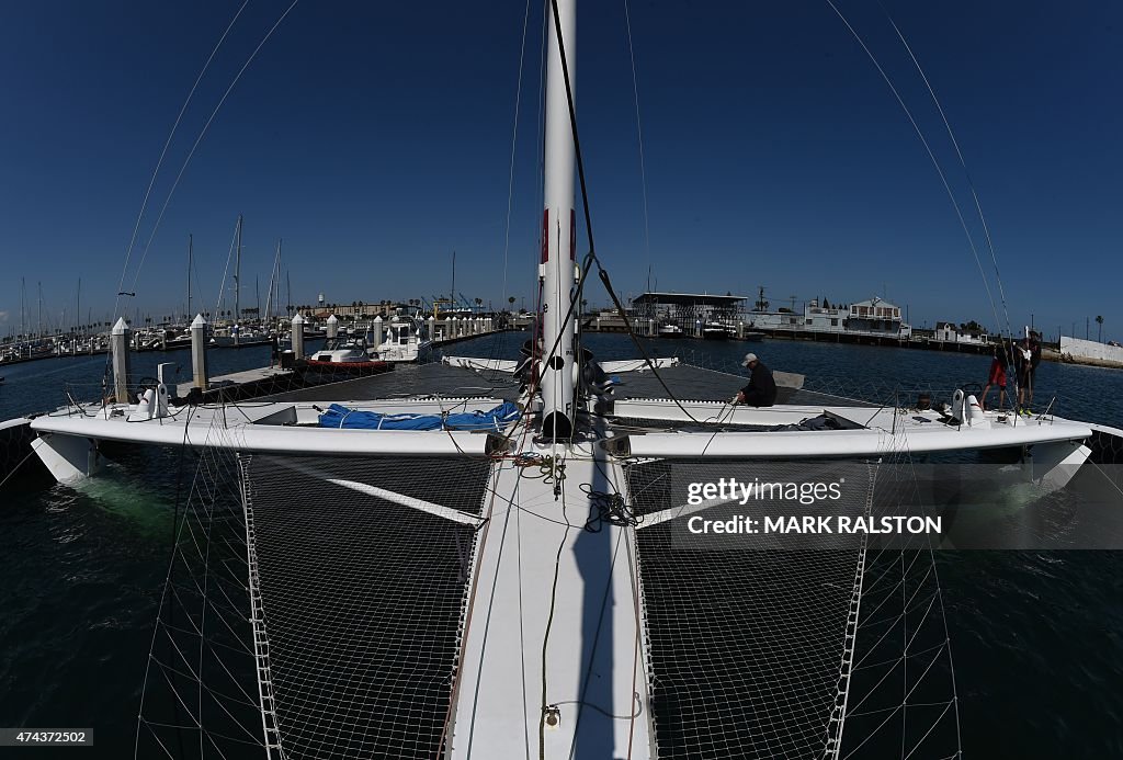 SAILING-US-FRANCE-HYDROPTERE-RECORD ATTEMPT