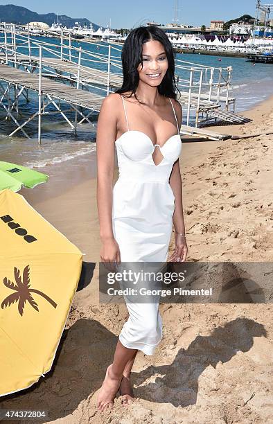 Actress/Model Chanel Iman attends the "Dope" Photocall during the 68th annual Cannes Film Festival on May 22, 2015 in Cannes, France.