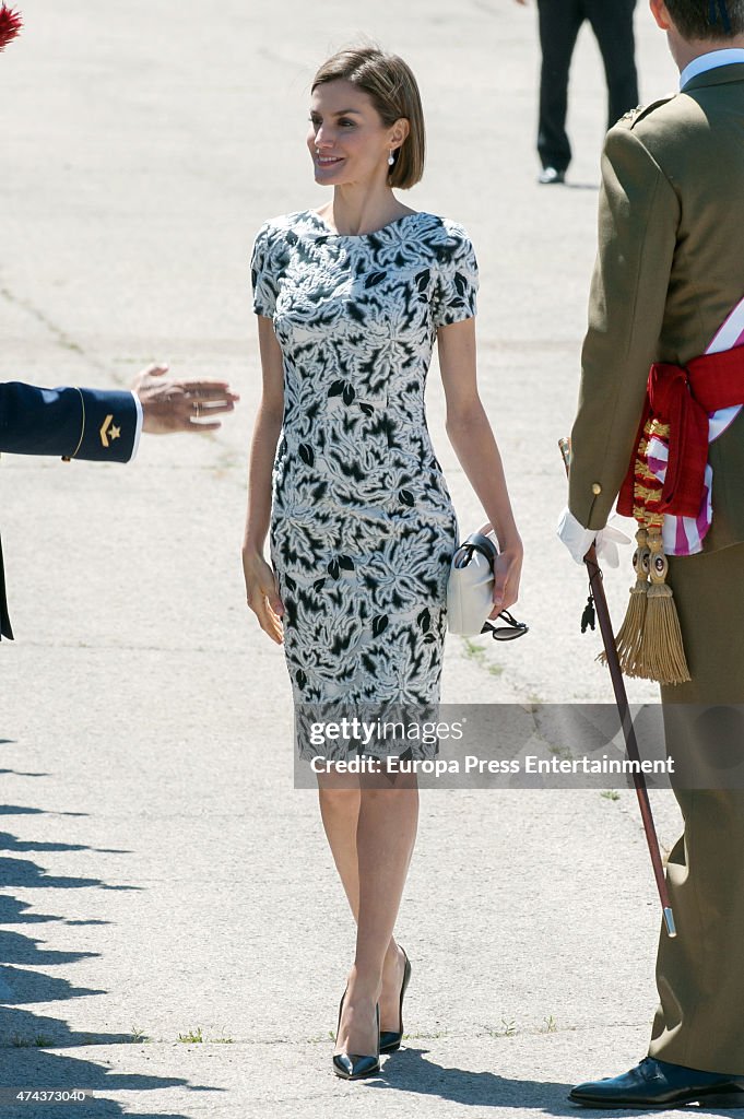 Spanish Royals Attend The New Royal Guards Flag Ceremony