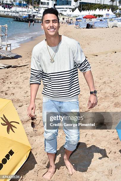 Actor Quincy Brown attends the "Dope" Photocall during the 68th annual Cannes Film Festival on May 22, 2015 in Cannes, France.