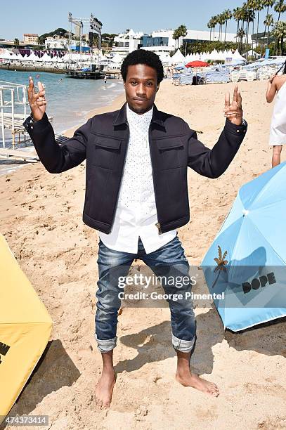 Actor Shameik Moore attends the "Dope" Photocall during the 68th annual Cannes Film Festival on May 22, 2015 in Cannes, France.