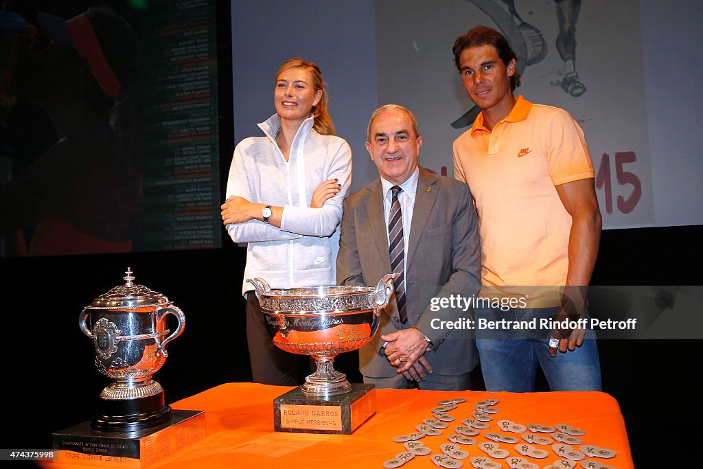 2015 French Open : Women's And Men's Singles Draw In Paris