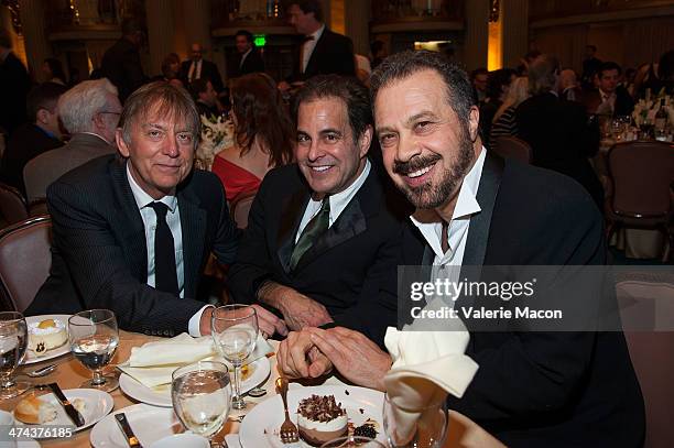 Andy Nelson, Ted Gagliano and Edward Zwick attend the 50th Annual CAS Awards From The Cinema Audio Society at Millennium Biltmore Hotel on February...
