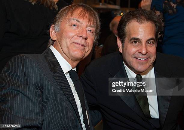 Andy Nelson and Ted Gagliano attend the 50th Annual CAS Awards From The Cinema Audio Society at Millennium Biltmore Hotel on February 22, 2014 in Los...