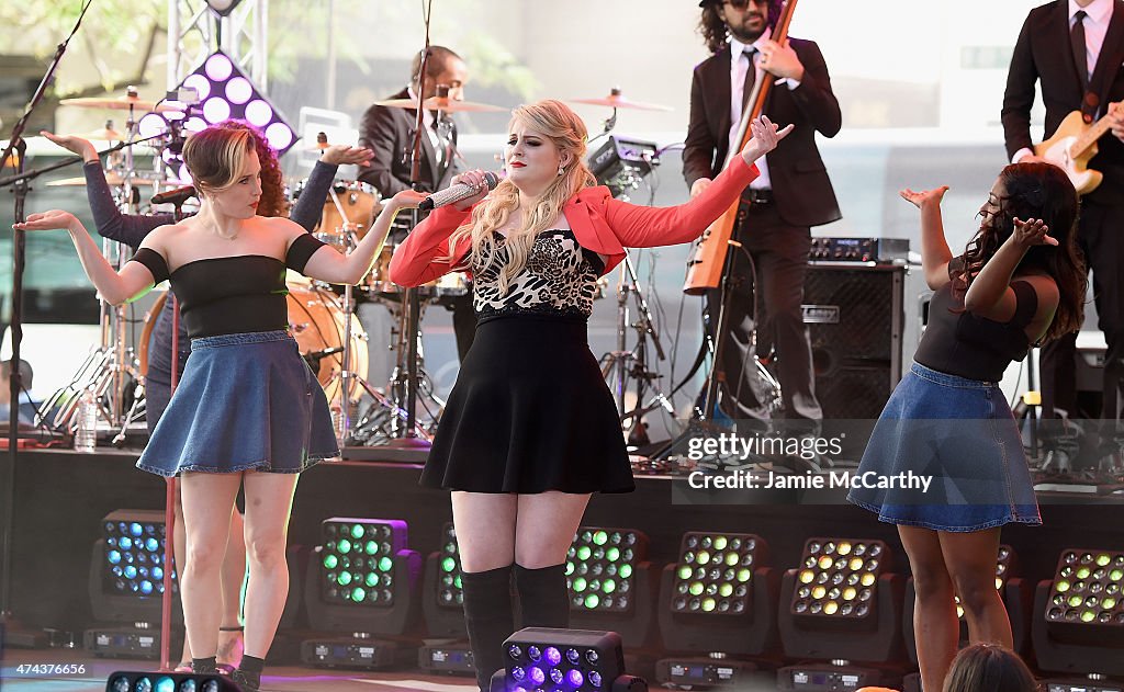 Meghan Trainor Performs On NBC's "Today"