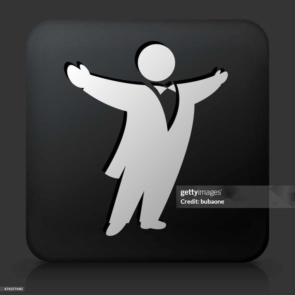 Black Square Button With Opera Singer High-Res Vector Graphic - Getty ...