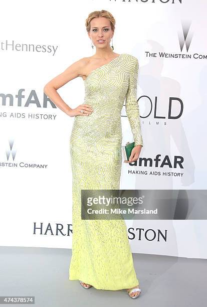 Petra Nemcova attends amfAR's 22nd Cinema Against AIDS Gala, Presented By Bold Films And Harry Winston at Hotel du Cap-Eden-Roc on May 21, 2015 in...