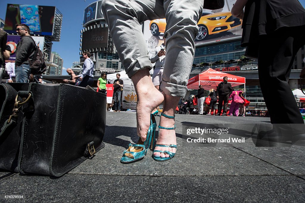 White Ribbon Campaign's Walk a Mile in Her Shoes Event