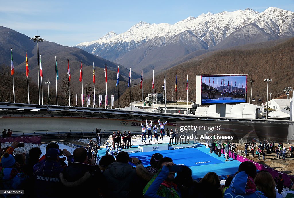 Bobsleigh - Winter Olympics Day 16