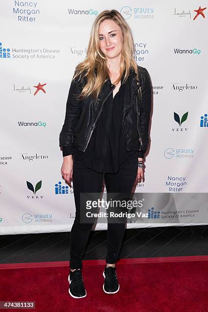Actress Ashley Johnson attends the Huntington's Disease Society of America 2014 Freeze HD Benefit at Mack Sennett Studios on February 22, 2014 in Los...