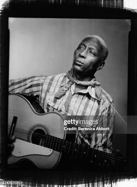 Lead Belly, Greenwich Village, New York, circa 1945.