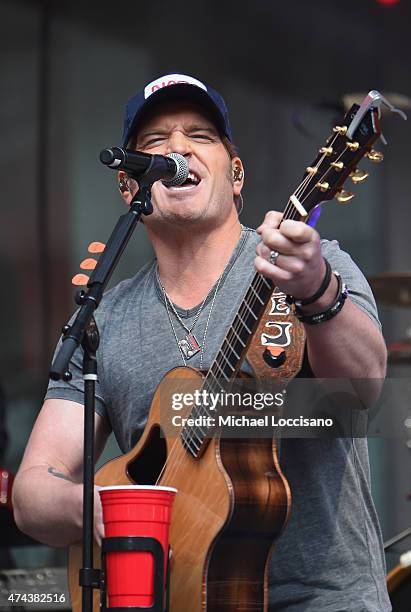 Musician Jerrod Niemann performs during "FOX & Friends" All American Concert Series outside of FOX Studios on May 22, 2015 in New York City.