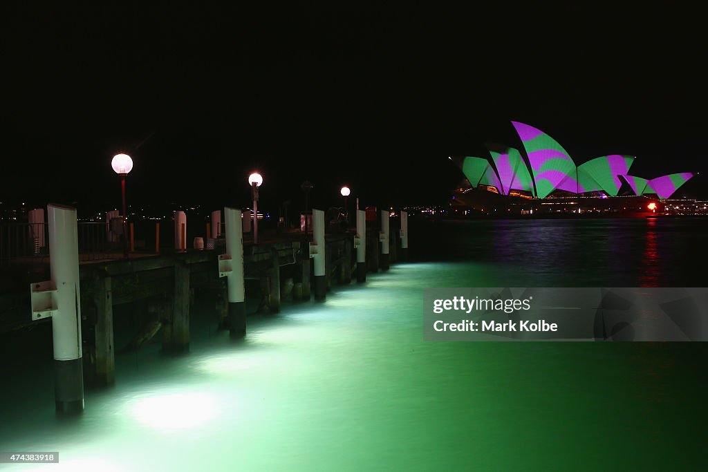 Sydneysiders Gather For Annual Light Festival