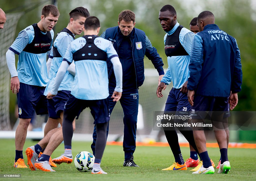 Aston Villa Training Session