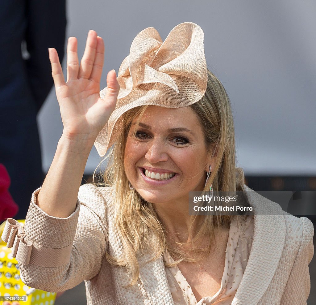 Queen Maxima Of The Netherlands Opens Kentalis Research And Education Centre