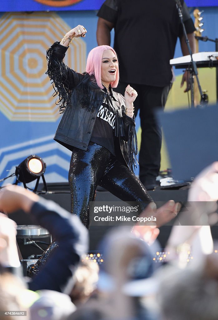 Jessie J Performs On ABC's "Good Morning America"