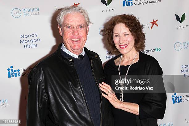 Actors Paul Linke and Christine Healy attend the Huntington's Disease Society of America 2014 Freeze HD Benefit at Mack Sennett Studios on February...