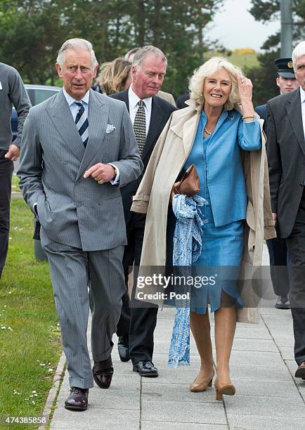 Prince Charles, Prince of Wales and Camilla, Duchess of Cornwall visit Corrymeela Community Ballycastle on May 22, 2015 in Antrim, Northern Ireland....
