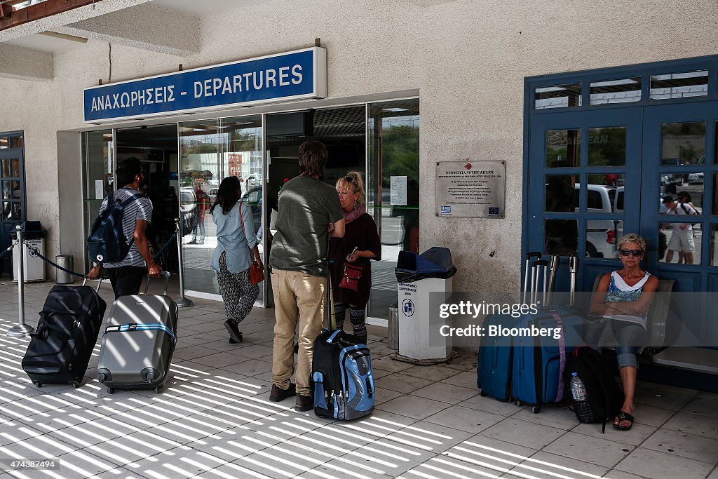 Santorini Airport As Greece Seeks Ways To Attract Investment For State Assets