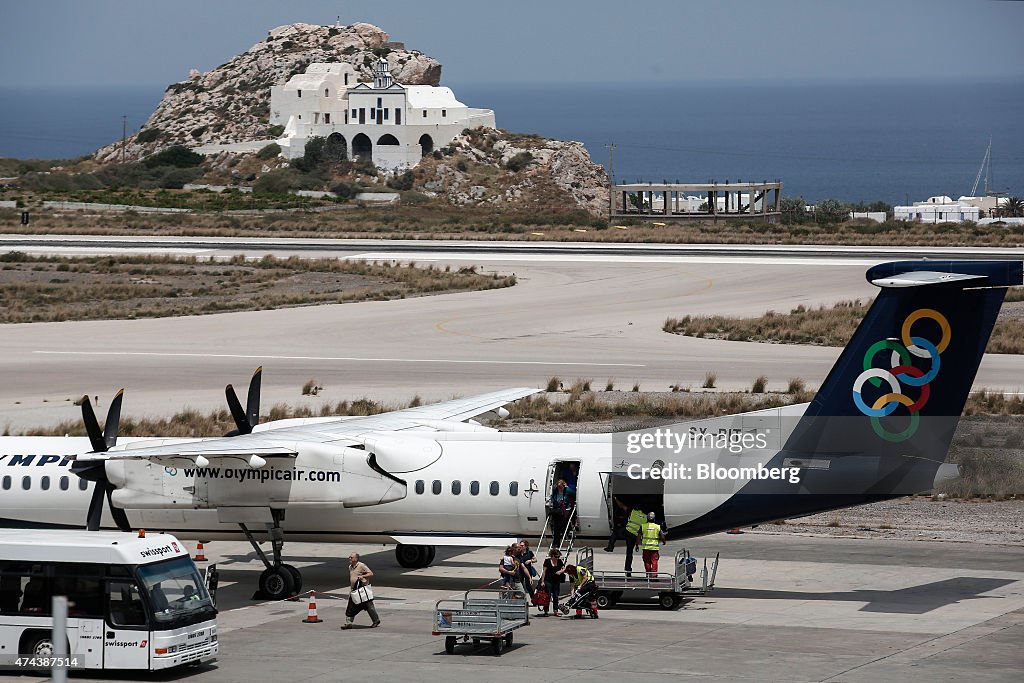 Santorini Airport As Greece Seeks Ways To Attract Investment For State Assets