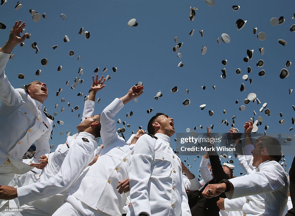 US Naval Academy Holds Commencement Ceremony In Annapolis